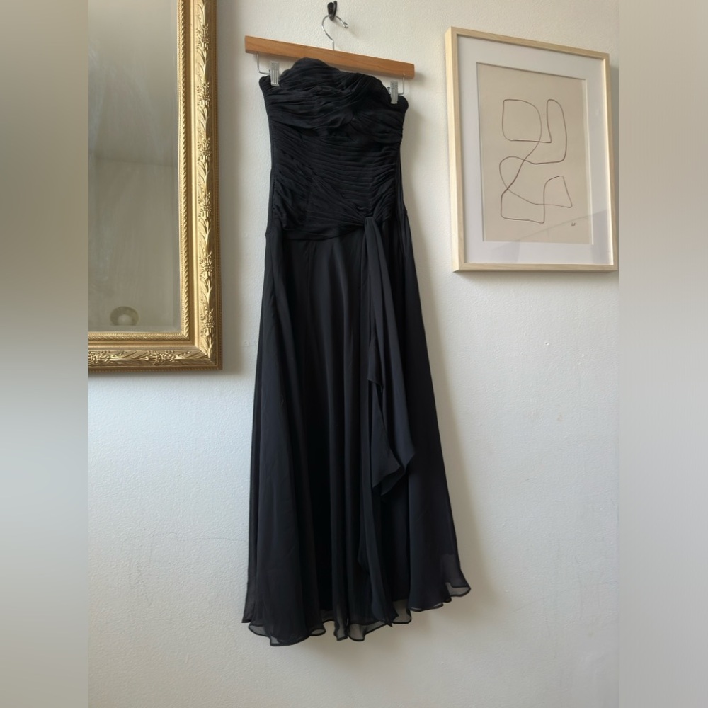 Signature by Sangria Dress Y2K Strapless Dress